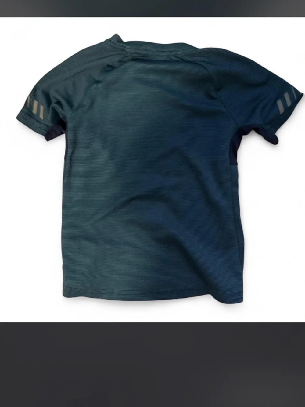 Russ Kids' Dark Teal Short-Sleeve Swim Rashguard with Teal Accent